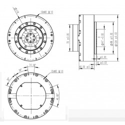 1 Robot eklem motoru | Entegre Planet Dişli Eklem Aktüatörü